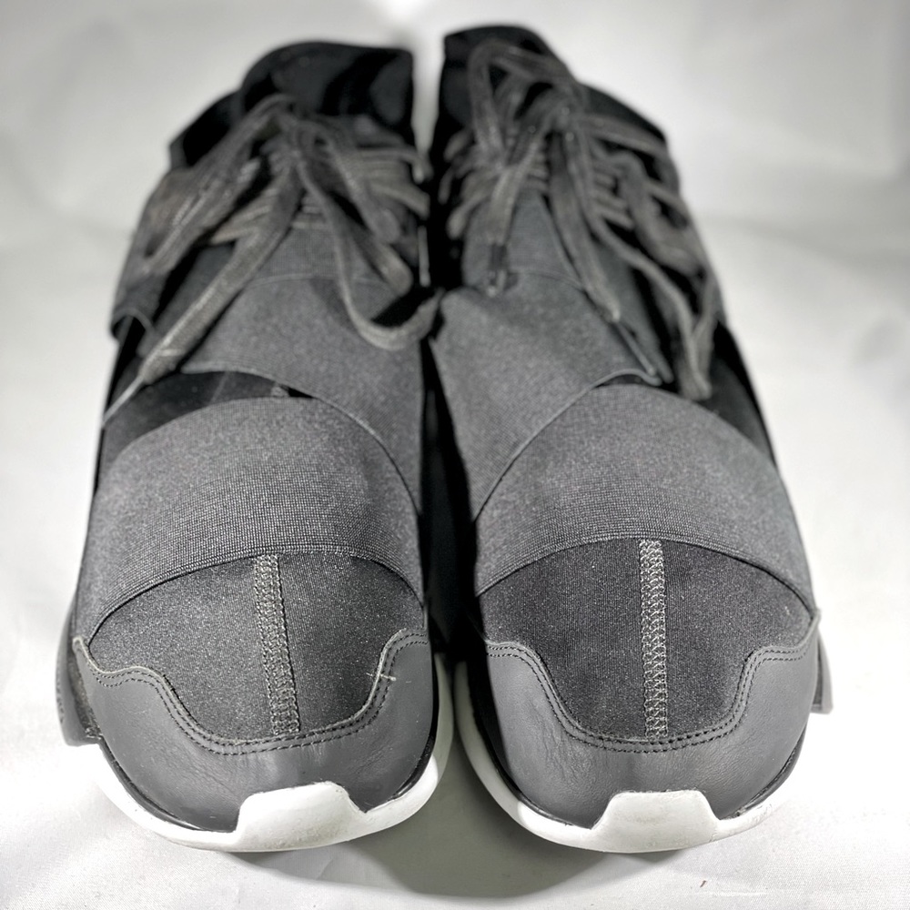 Y-3 Black Sneakers with White Sole - Picture 3 of 7